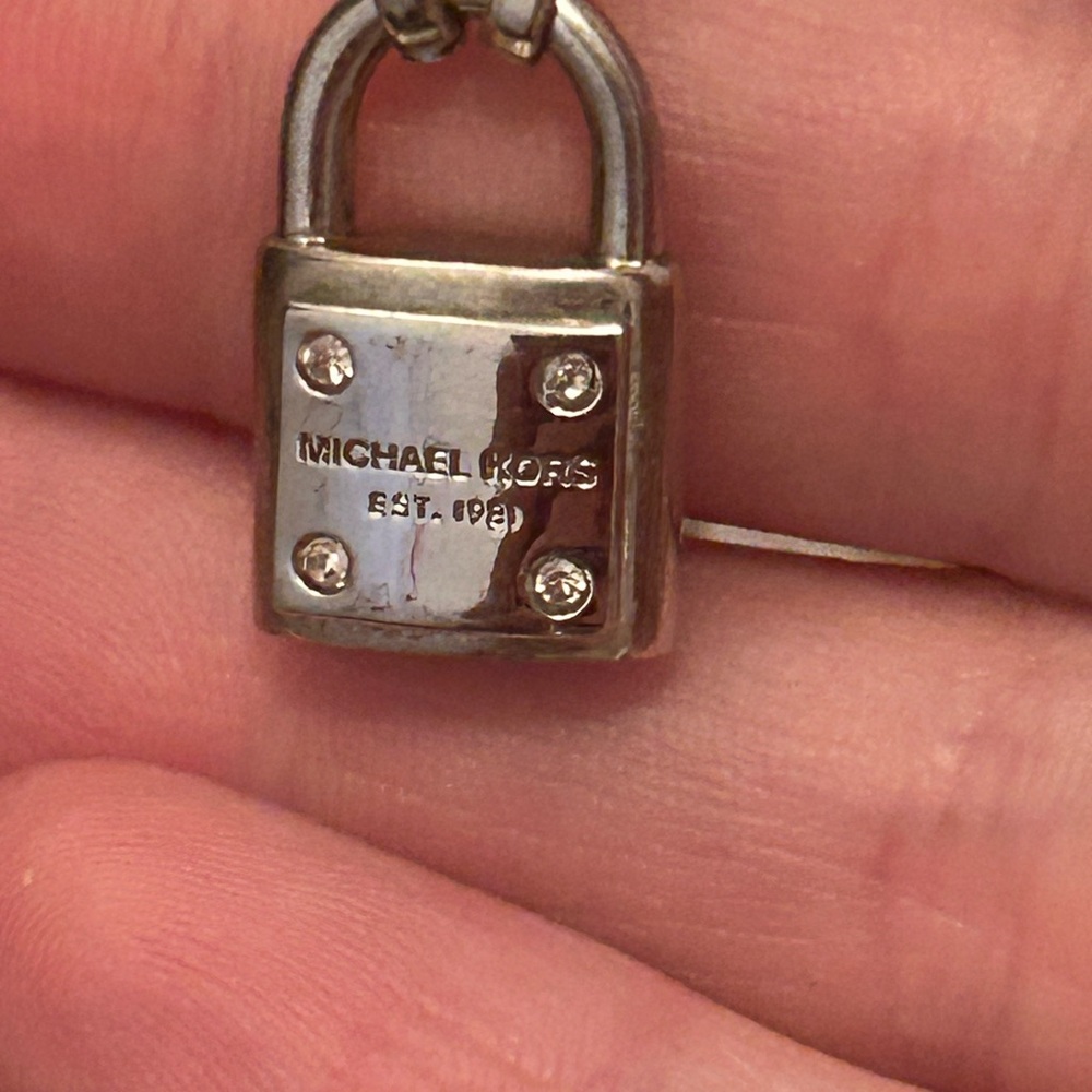 Michael Kors Padlock Necklace - Picture 2 of 7